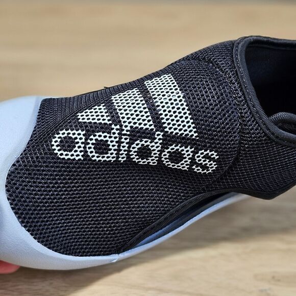 Adidas Altaventure Sport Swim Sandals Water Shoes Oreo Black Grey White 2Y New - Picture 2 of 12